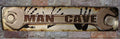 Man Cave Wrench Sign for Garage Decor