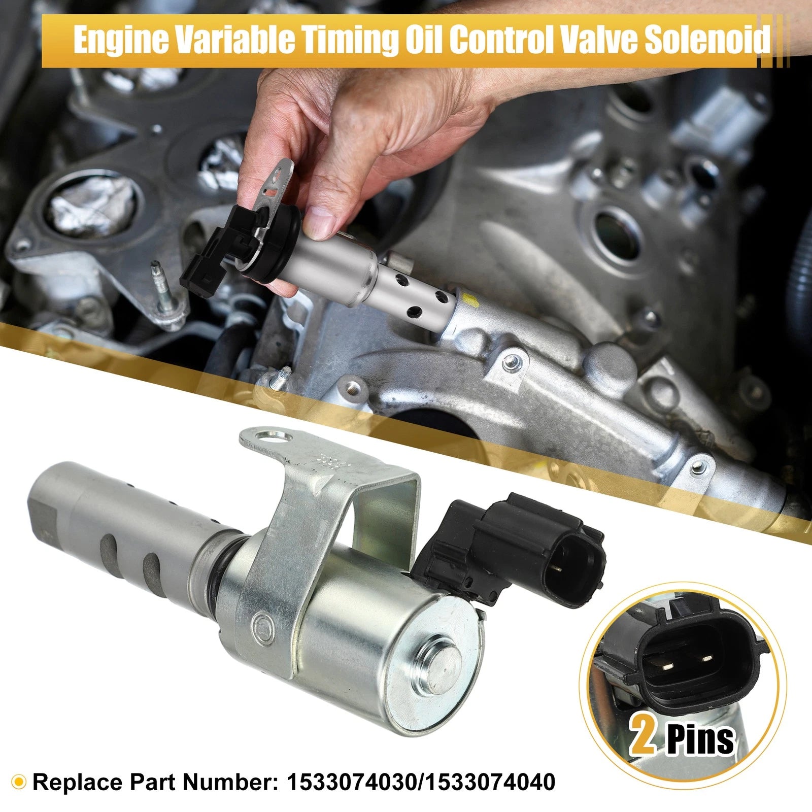 1 Pair Variable Valve Timing Solenoid VVT for Toyota Altezza SXE10 (1999–2005)
