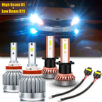 Ice Blue 8000K LED Headlights Kit for Kia Optima (2011–2015)