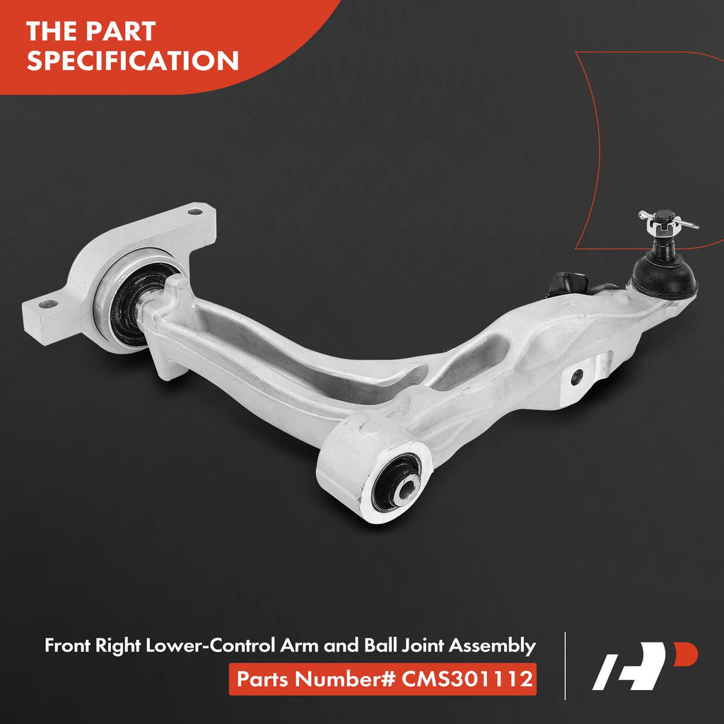 Front Right Lower Control Arm with Ball Joint for INFINITI Q50 (2014-2023)