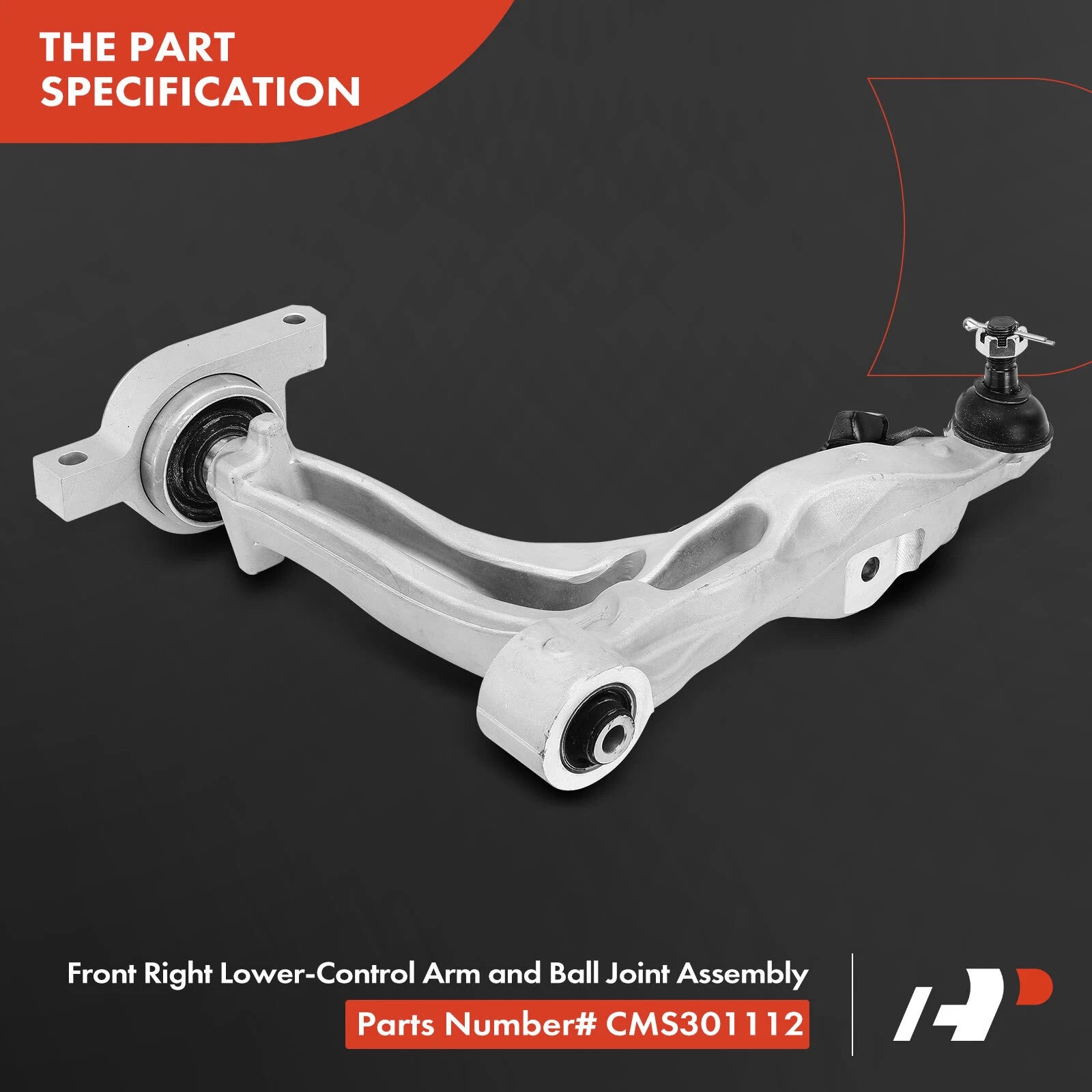 Front Right Lower Control Arm with Ball Joint for INFINITI Q50 (2014-2023)