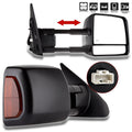 Set of 2 Power Heated LED Signal Towing Mirrors for Toyota Tundra Sequoia (2007–2017)