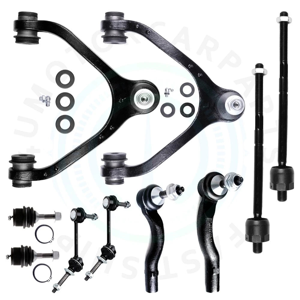 10x Front Upper Control Arm Tie Rod End for Ford Crown Victoria (2003–2011)