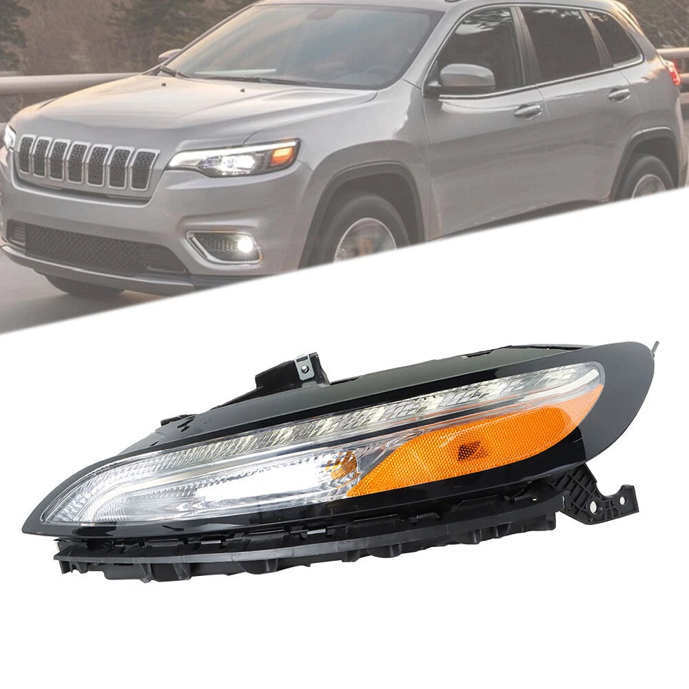 LED DRL Headlight for Jeep Cherokee (2014–2018) Driver Side