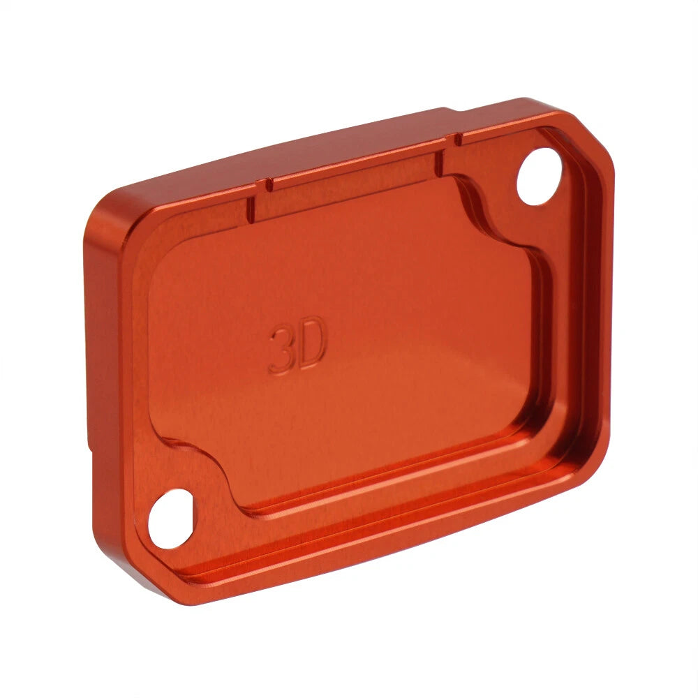 CNC Front Brake Reservoir Cover for KTM 125/200/390 Duke (2011–Present) Aluminum Orange