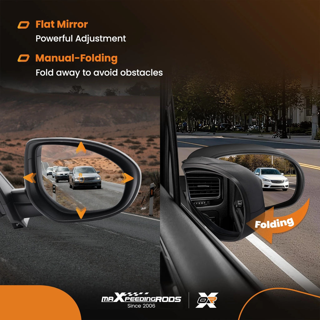 Right Side Mirror for Mazda 3 i Sedan (2010-2013) Power Adjust