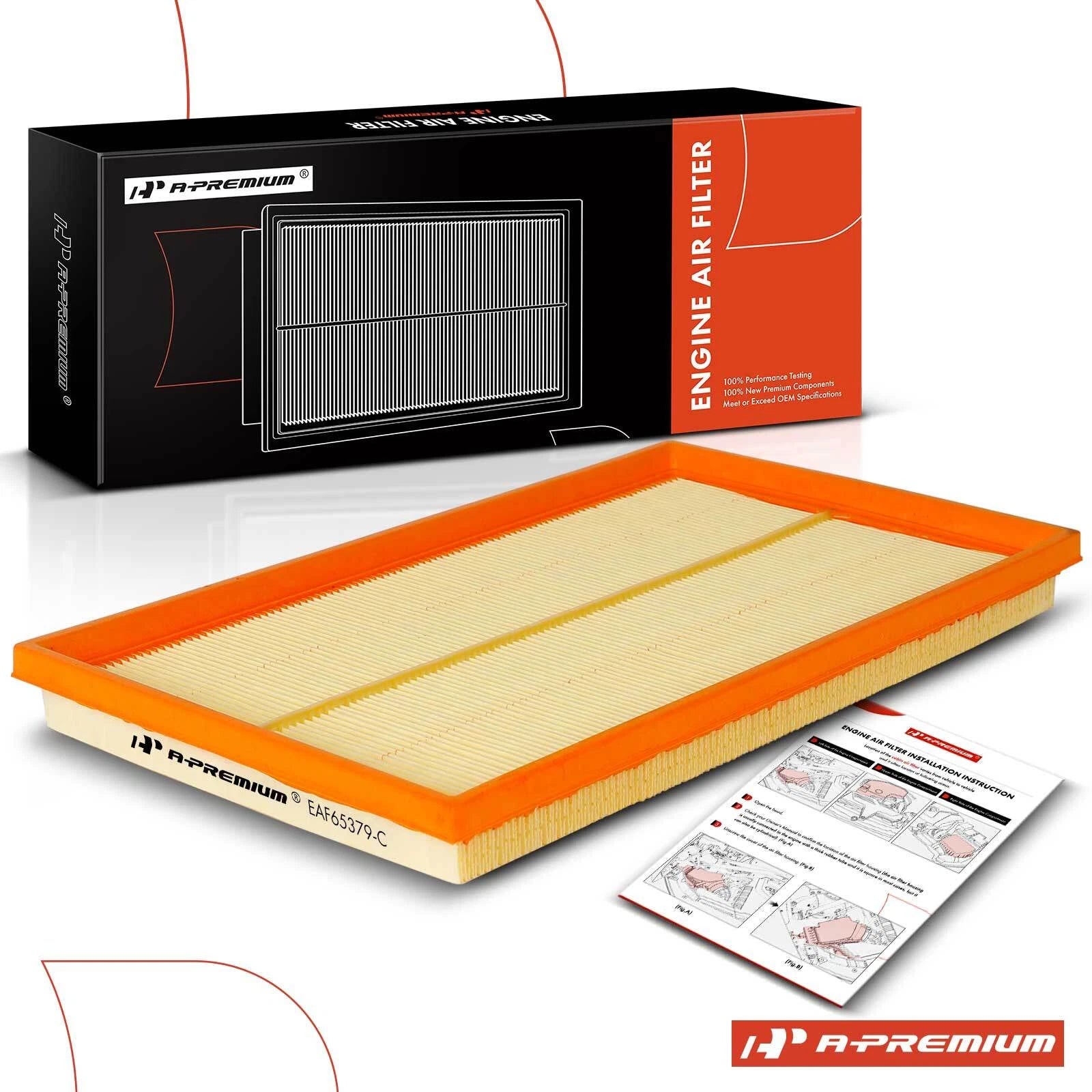 Engine Air Filter for Mercedes-Benz CLK430 (1999–2003) V8 4.3L