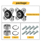 2X Front/Rear Wheel Hubs & Bearing Bolts Kit for Polaris RZR 1000 900 (2015–2025)