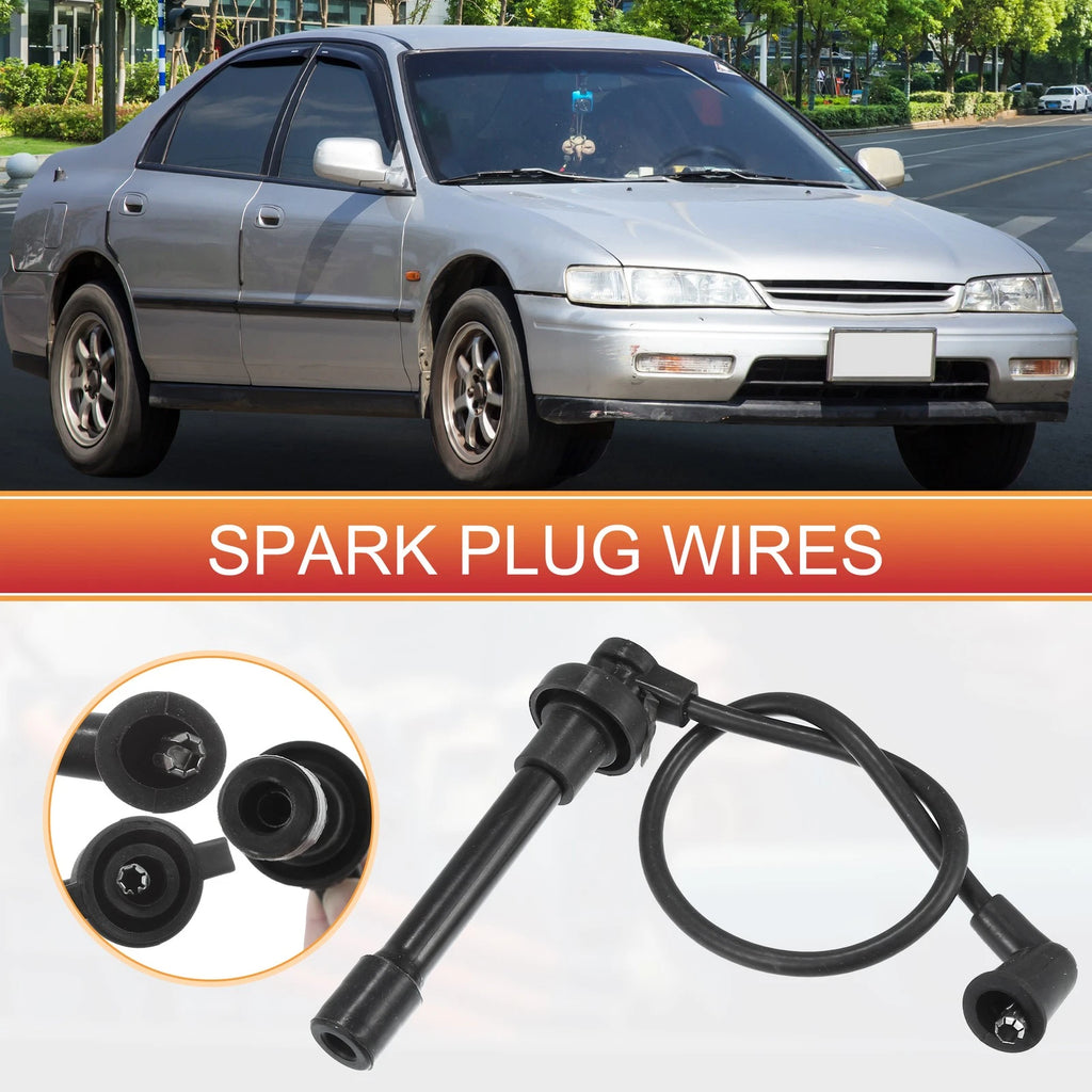 7pcs Spark Plug Wire Ignition Coil Cable No. 32720P8AA02 for Honda Accord (1998–1999)