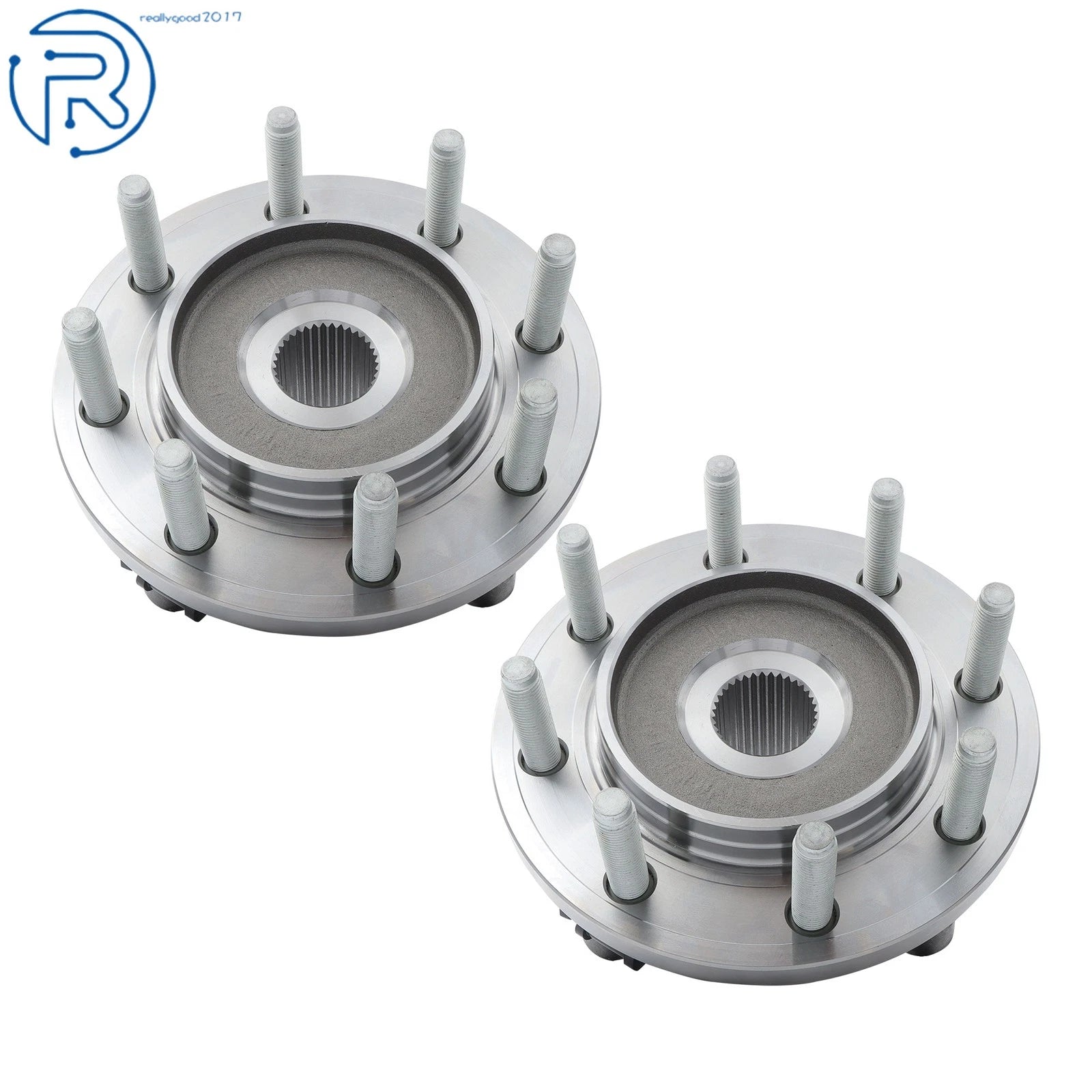 Front Wheel Bearing & Hub Assembly Pair 515162 for Ram 2500 3500 (2013–2018)