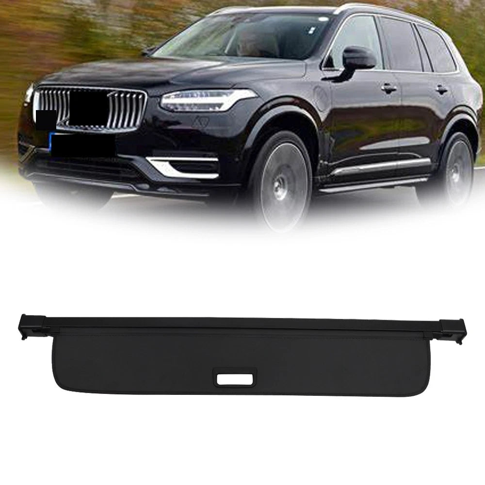 Rear Black Cargo Cover for Volvo XC90 (2015–2022)
