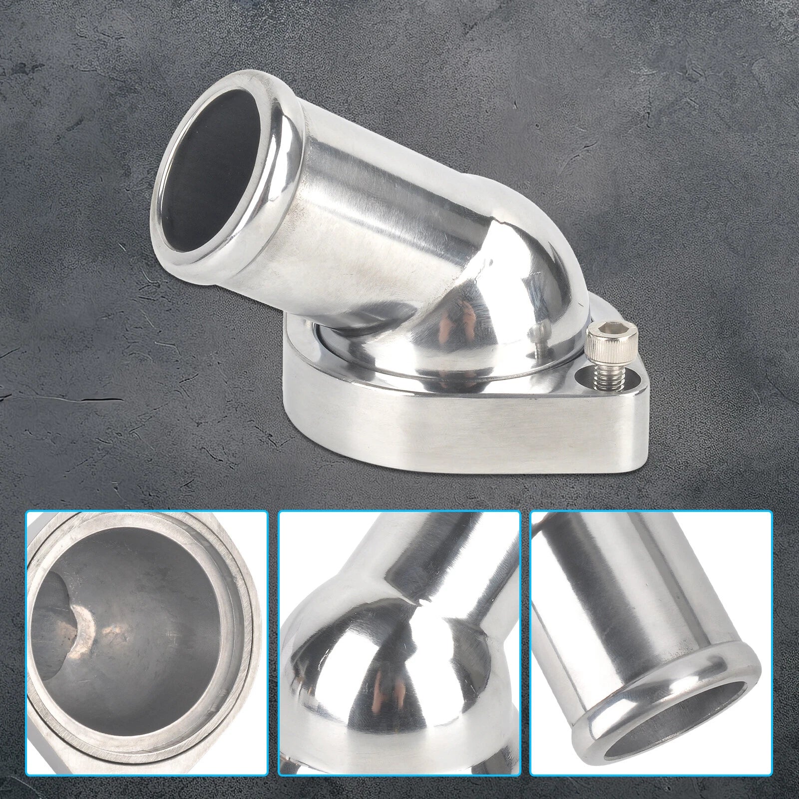 45° Swivel Water Neck Thermostat Housing for Chevy LS Engine (LS1 LS2 LS3 LS7 LS9)