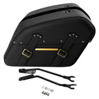 Microfiber Leather Saddlebags for Harley Fat Boy Breakout (2018–2024)