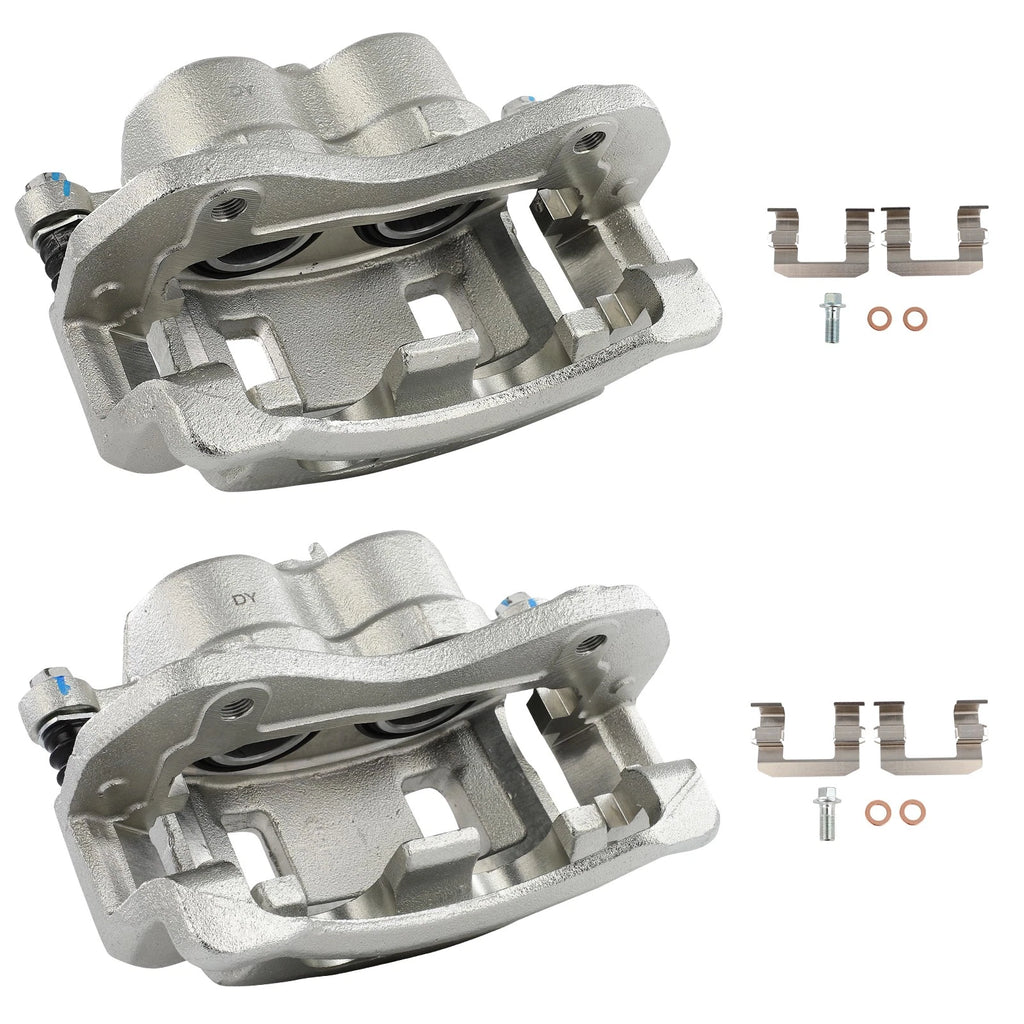 Set of 2 Front Brake Calipers for Hyundai Santa Fe, XG300