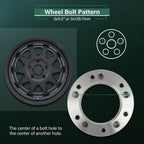 2X 2" Wheel Adapters 5x5.5 to 6x5.5 1/2" Studs for Dodge Ram 1500 (1994–2001)