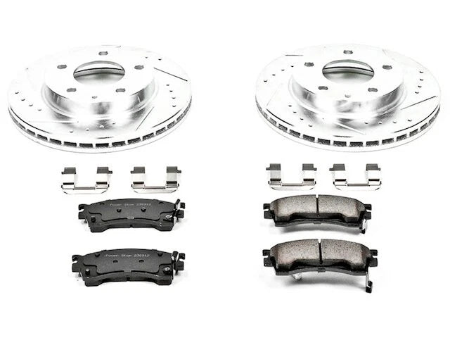 Front Brake Pad and Rotor Kit for Mazda MX6 (1993–1997) TJ423SD