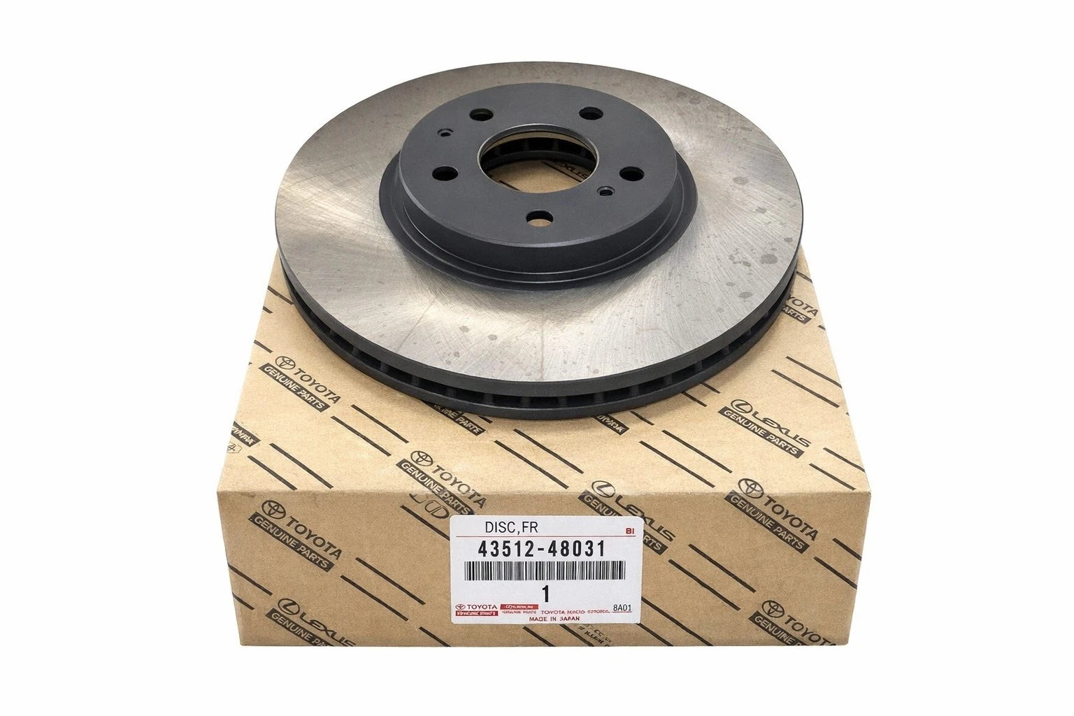 Front Disc Brake Rotor for Toyota Highlander, Camry (2001–2023) 4351248031