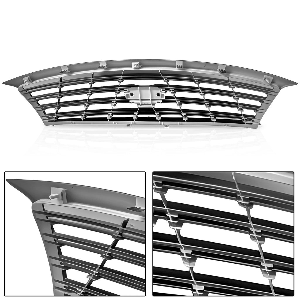 Front Grille for Infiniti M37 M56 (2011-2013) Black Upper Grille