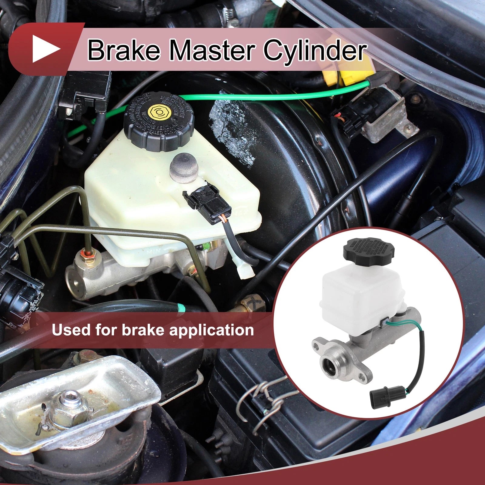 Brake Master Cylinder with Reservoir No. 5851022310 for Hyundai Accent (1995–1996)