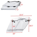 5" Stretched Hard Saddlebags with Conversion Bracket for Harley Softail (1984–2017)