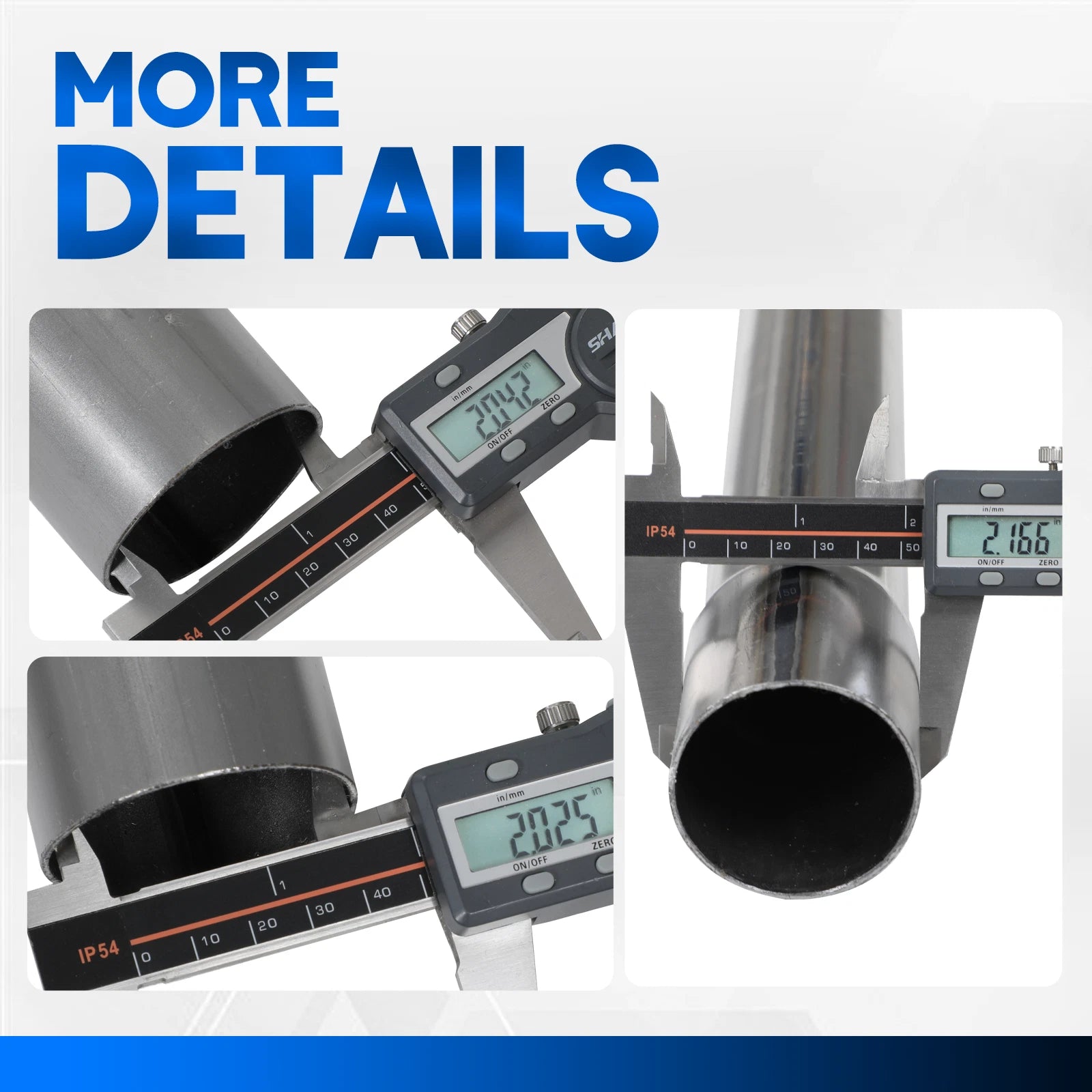 16Pcs Exhaust Tubing Pipe Bend Kit for DIY Custom Applications (OD 2"-3.5")