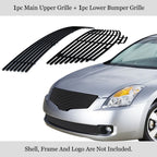 Stainless Black Billet Grille Insert for Nissan Altima Sedan (2007-2009)