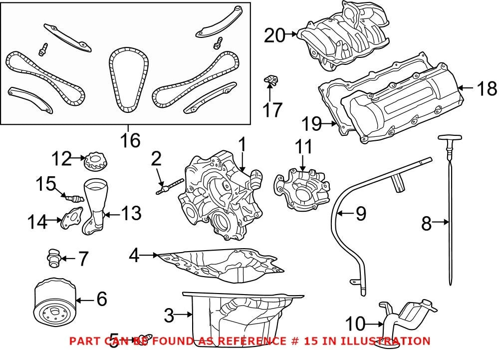 PCV Valve for Dodge Ram 1500, Durango, Jeep Grand Cherokee (2002–2023)