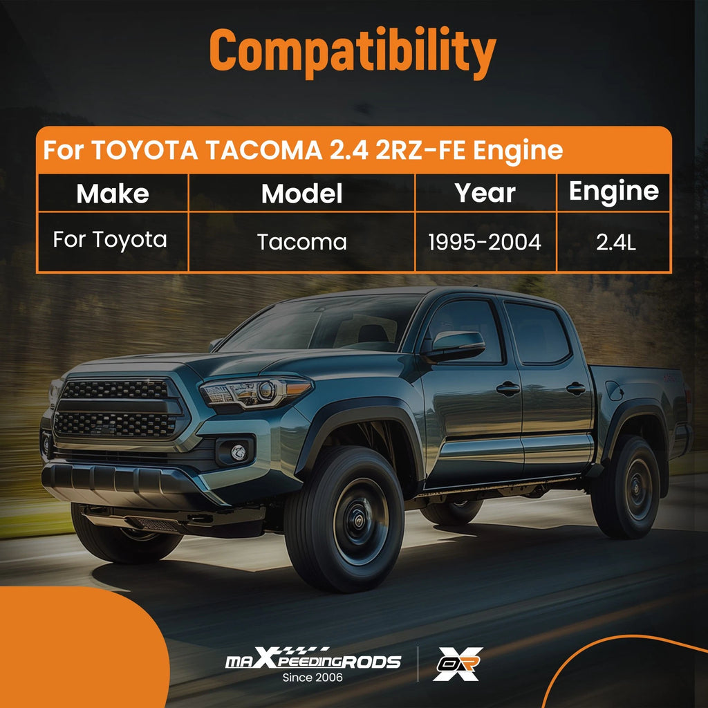 2RZ-FE Engine Rebuild Overhaul Kit for Toyota Tacoma 1995–2004 2.4L