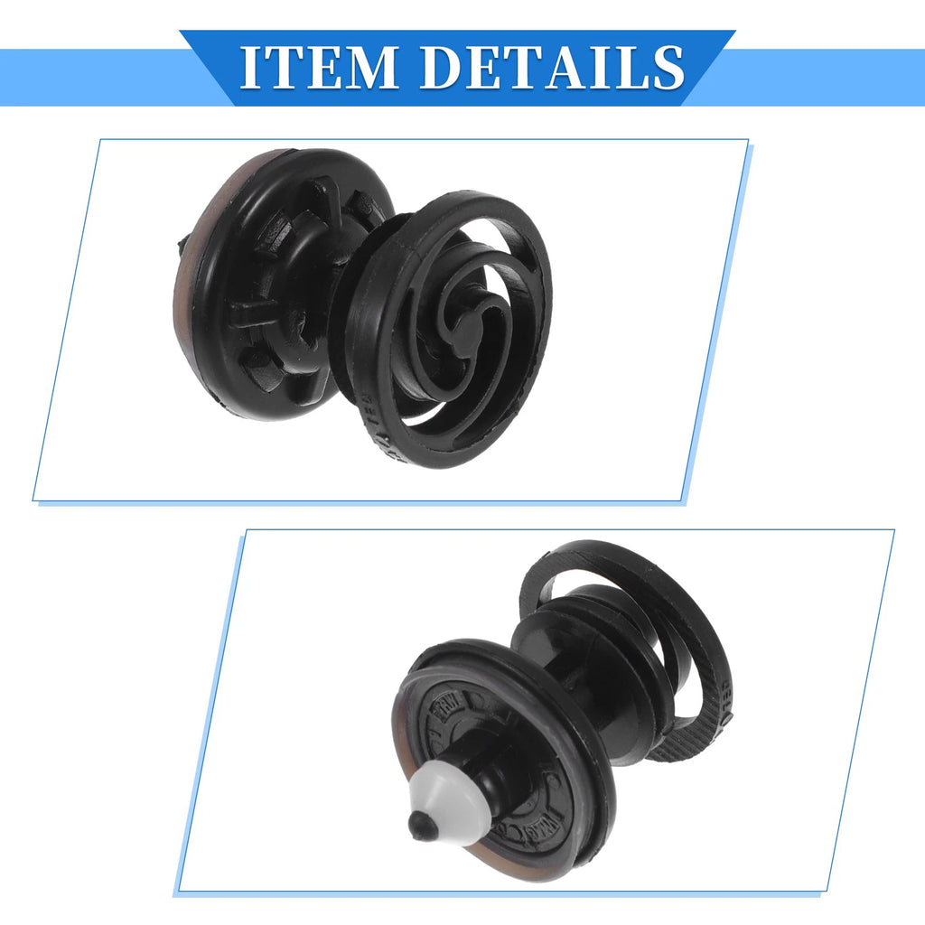 30 Pcs Door Panel Trim Retainer Clips for Audi A5 Quattro (2008–2023) Nylon Black