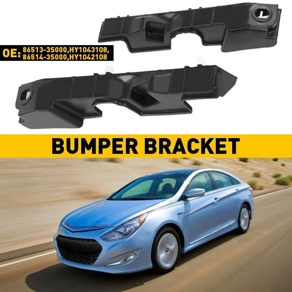 Set of 2 Front Bumper Bracket Supports for Hyundai Sonata (2011–2015)