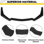 Front Bumper Lip Splitter for Ford Mustang (2018-2023)