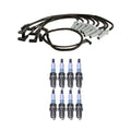 Denso 7mm Wire Set & 8 Iridium Spark Plugs Kit for Dodge 5.2L 5.9L (1994–2003)