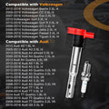 Set of 4 UF529 Ignition Coils & Spark Plugs for Audi TT A4 A5 VW Tiguan Jetta (2000–2023)