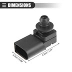 Manifold Air Pressure Sensor Replacement for BMW X5 Black