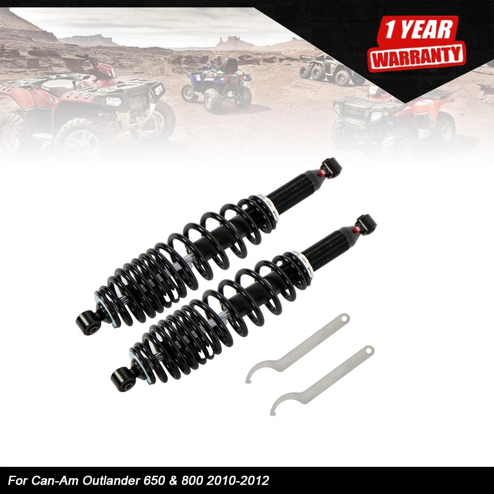 Set of 2 Front Shock Absorbers for Can-Am Outlander 650 & 800 (2010-2012)