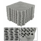 Set of 4 Interlocking Drainage Floor Tiles for Kitchen Pool Wet Areas