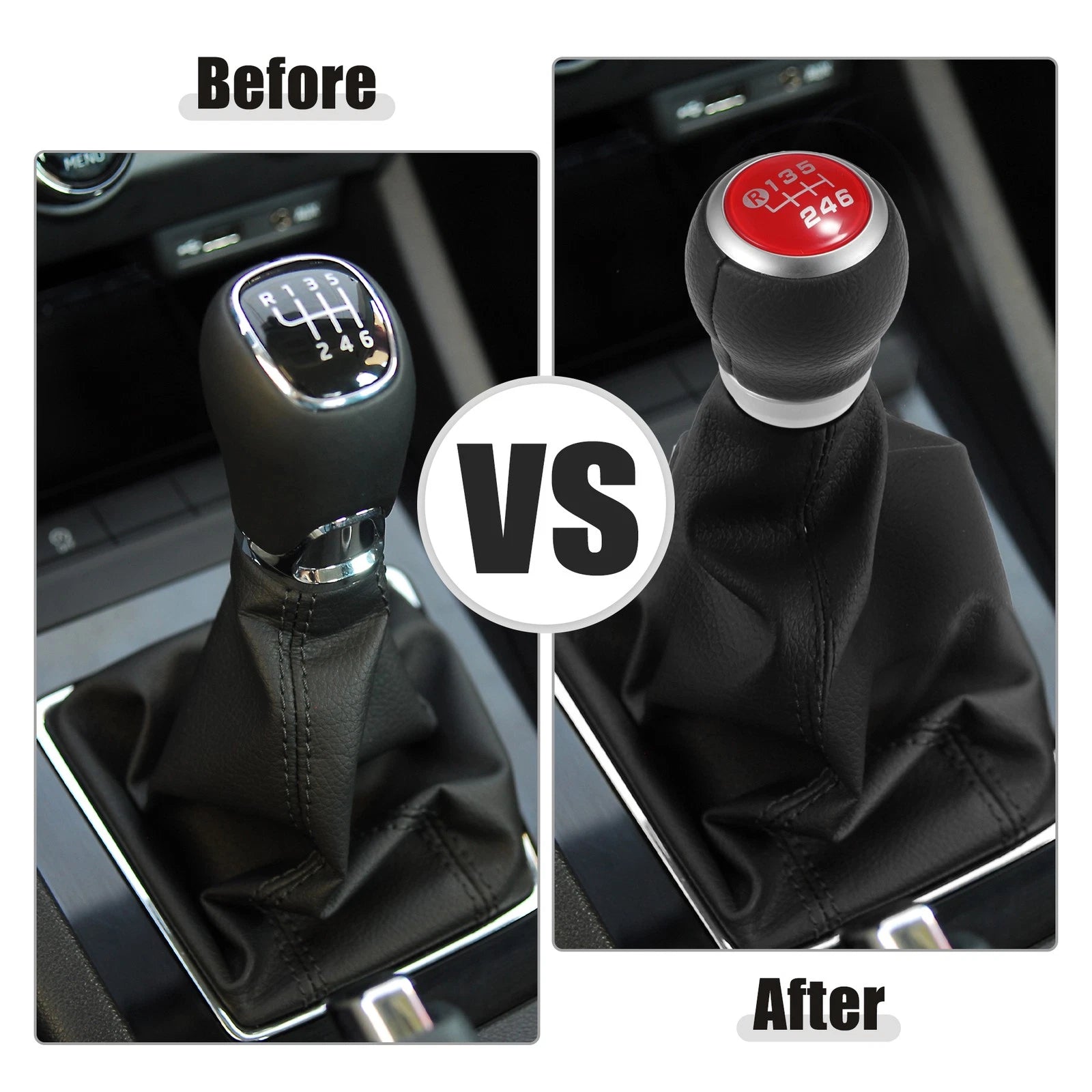 6 Speed Manual Gear Shift Knob for Subaru Impreza WRX STI (2008–2014)