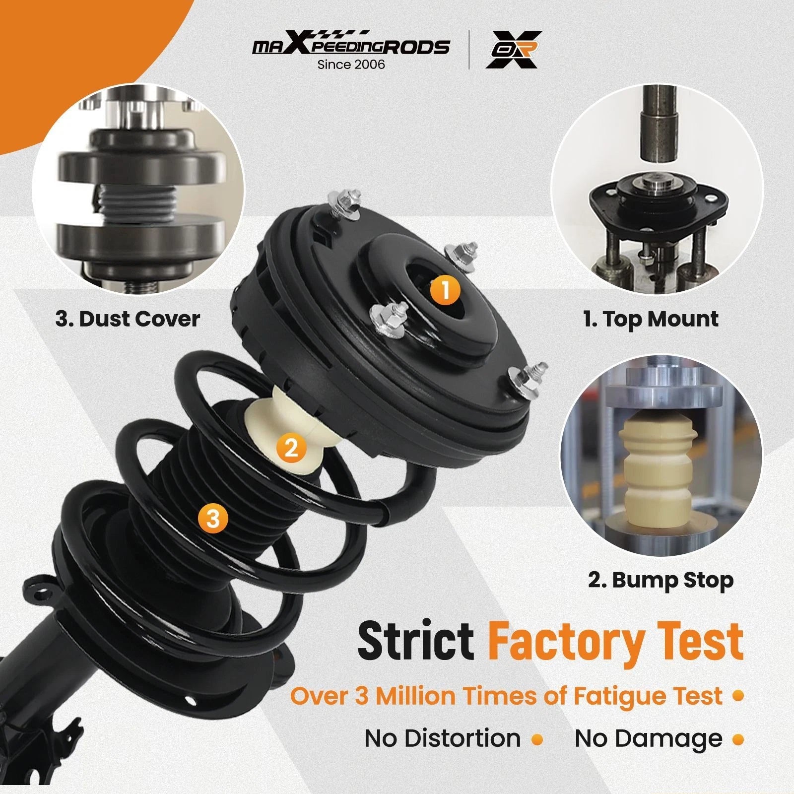 Complete Strut & Coil Spring Set for Chrysler 300M (1999–2004)