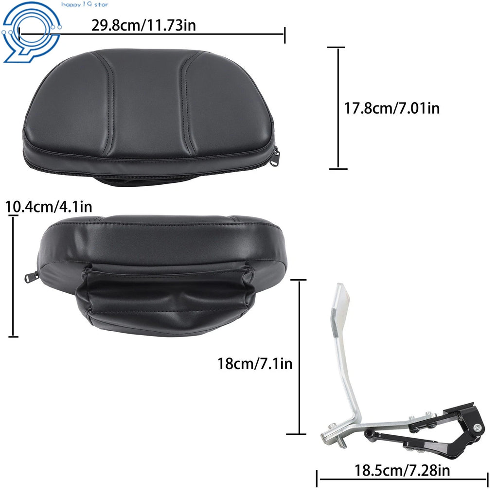 Removable Mount Driver Backrest for Can-Am Spyder RT RT-S (2010–2019)
