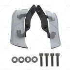 Adjustable Upper Fairing Side Wind Air Deflector for Harley Road Glide