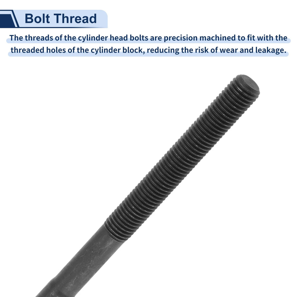 Set of 10 Engine Cylinder Head Bolts for Lexus ES350 3.5L V6 (2007–2020) No. ES 72249