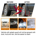 Mud Flaps Splash Guards for GMC Sierra 1500 2500 3500 HD (2014–2018)