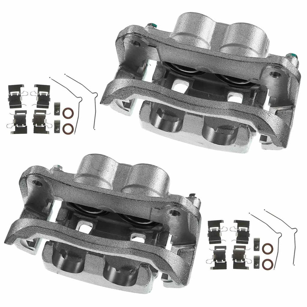 Front & Rear Brake Calipers w/ Bracket for Toyota Highlander (2010-2013)