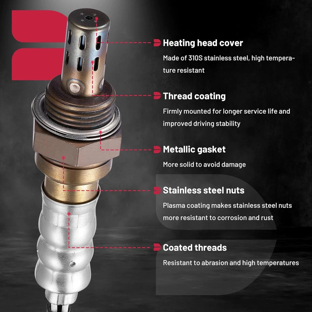 2X O2 Oxygen Sensor for Toyota Venza (2013–2015) L4 2.7L