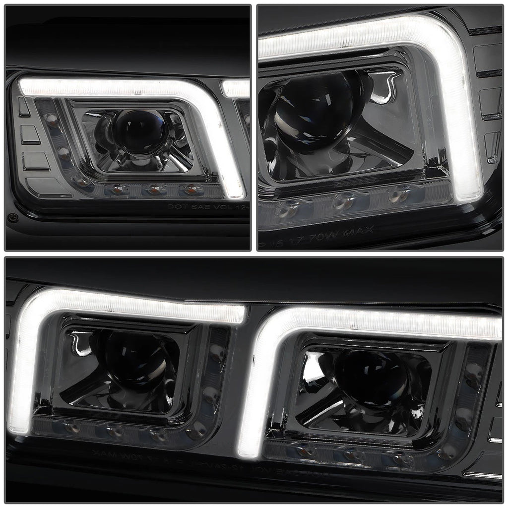 LED Tube Signal Headlight + Tool Box for Western Star 4800 Kenworth W900 (1981–2019)