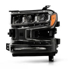 LED Headlight Set for Chevy Silverado 1500 (2019–2022) w/Halogen Signal