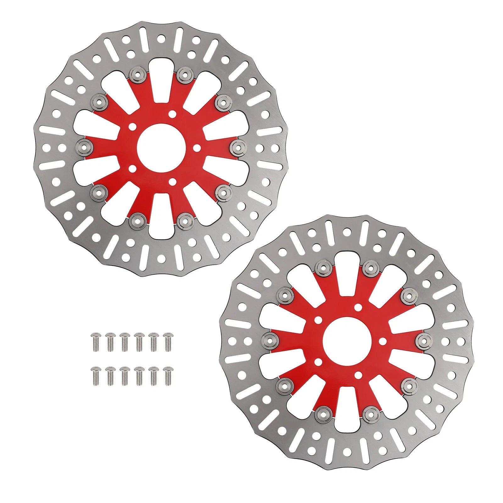 2X 11.8" Front Floating Brake Rotors for Harley Trike (2009-2019)
