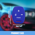 2X Smart Key Fob Cover for Honda Accord Civic CR-V Pilot (Pack of 2)