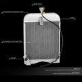 All Aluminum Performance Radiator for Ford Tractor 2N 8N 9N (1939–1952)