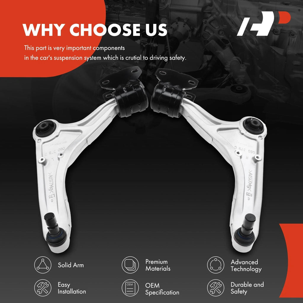 2X Front Lower Control Arm with Ball Joint for Ford Fusion Lincoln (2013–2019)